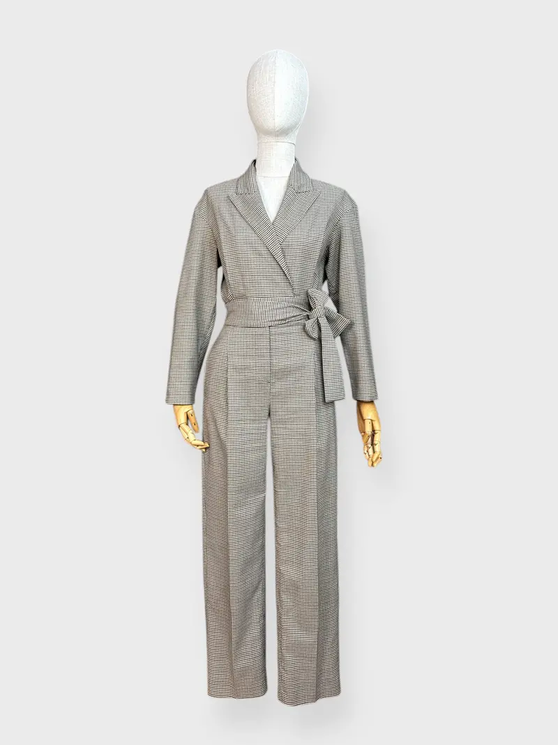Combinaison Tailleur Pied-De-Poule Maje, 34 1