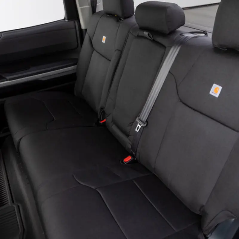 Covercraft 16-23 Toyota Tacoma Carhartt Super Dux Precisionfit Custom Second Row Seat Covers - Black 1