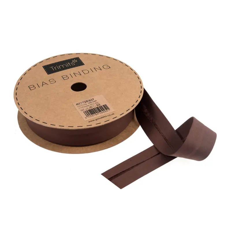 Dark Tan Bias Binding | 25Mm Width 1