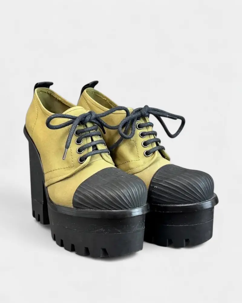 Derbies À Plateforme En Toile Hunter, 6 1