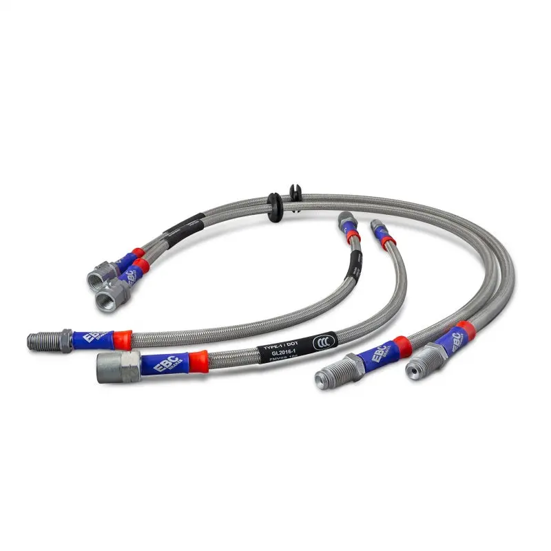 Ebc 03-07 Hummer H2 6.0L Stainless Steel Brake Line Kit 2
