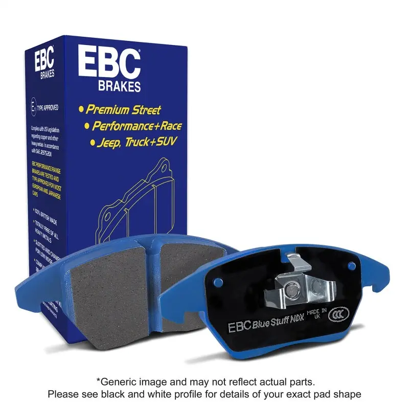 Ebc 05-08 Morgan Aero 8 4.4L Bluestuff Rear Brake Pads 2