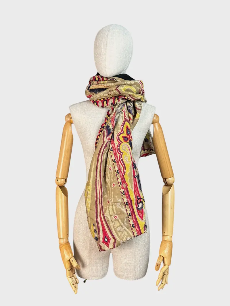 Écharpe Beige/Rouge/Jaune/Bleu Etro 1