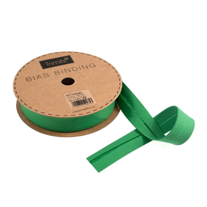 Emerald Green Bias Binding | 25Mm Width 1