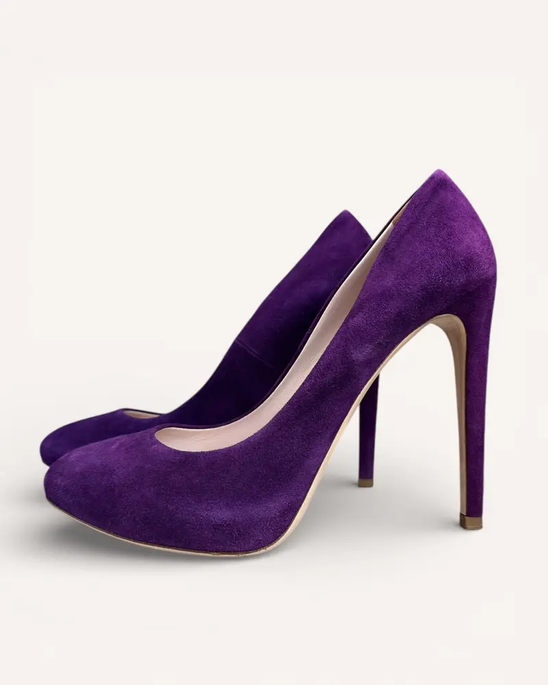 Escarpins Miu Miu En Suède, Taille 41. 1