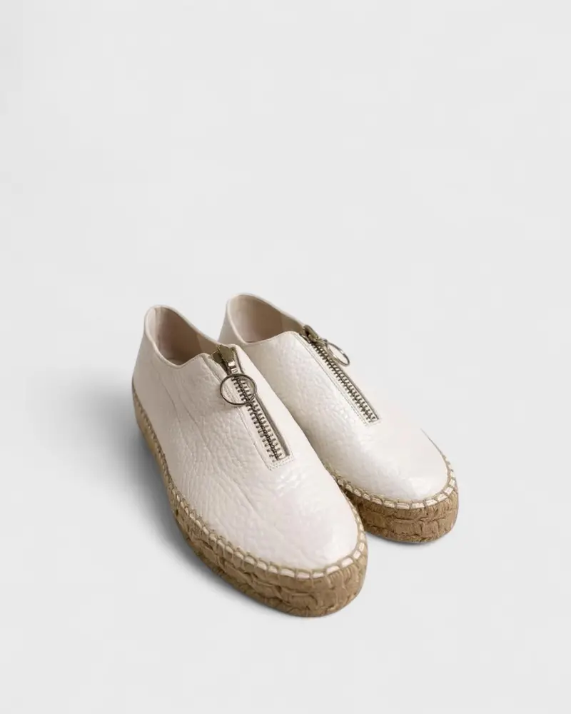 Espadrille Cuir Blanc Alexandre Wang , 39 1