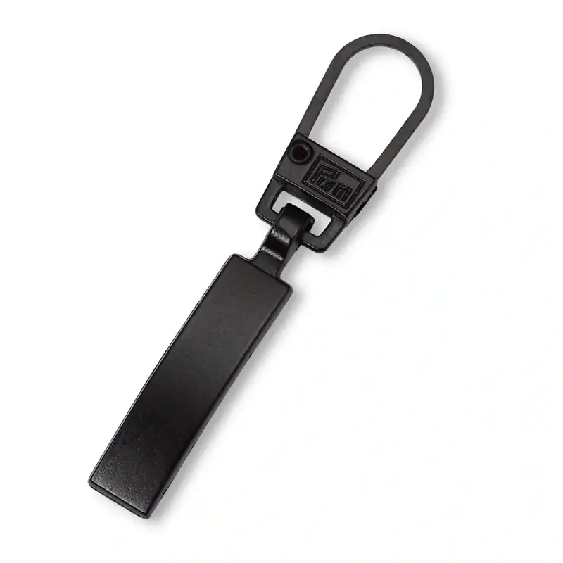 Fashion Zipper Puller Classic Black Metal 1