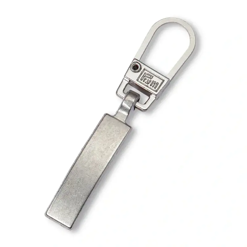 Fashion Zipper Puller Classic Silver-Coloured Matt 1