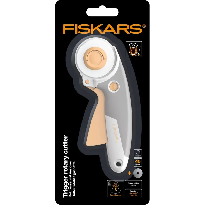 Fiskars Titanium Rotary Cutter With Trigger F1066041 1