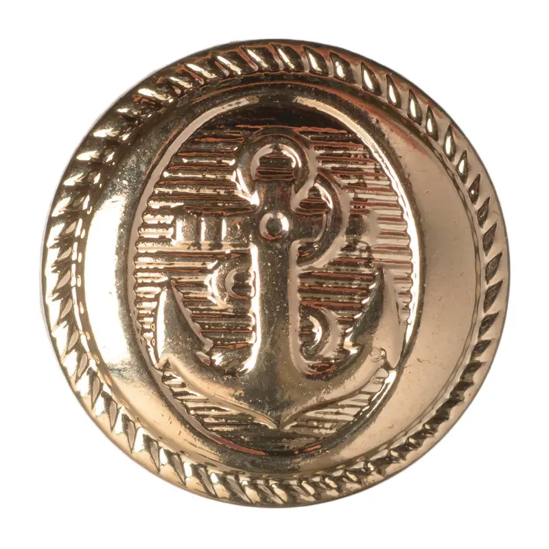 Gold Anchor Buttons 15Mm Size 1