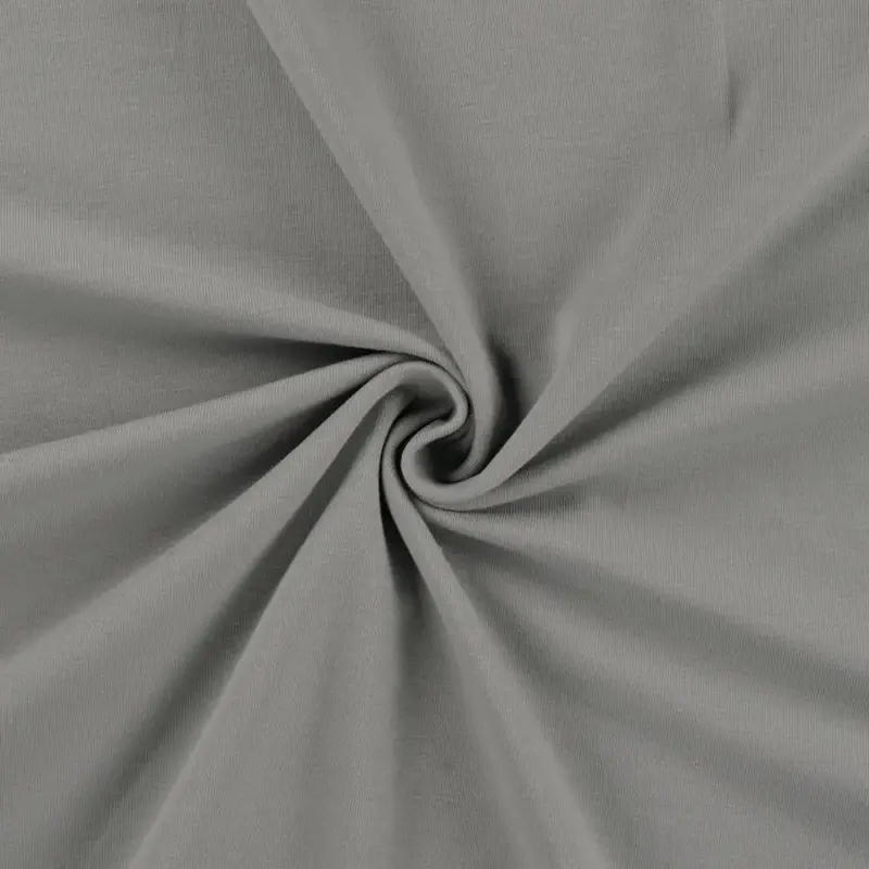 Gots Organic Cotton Jersey Fabric, Dusty Mint 1