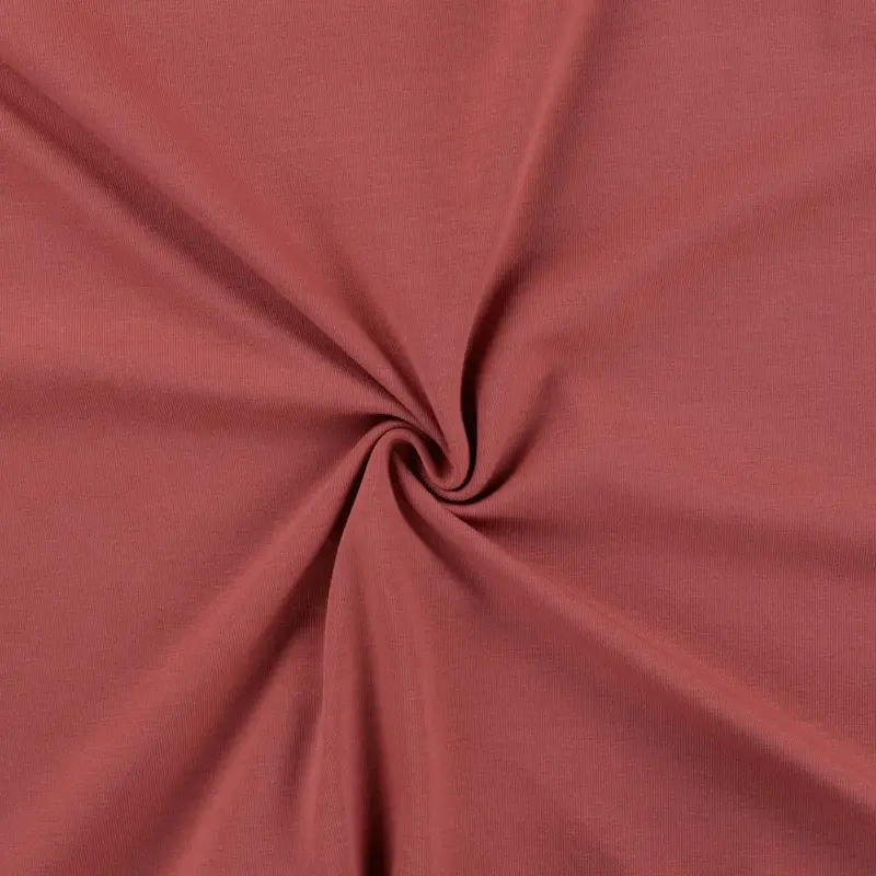 Gots Organic Cotton Jersey Fabric, Terra 1
