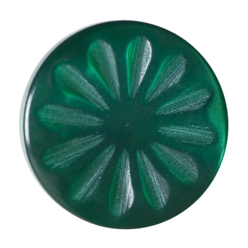 Green Petal Pattern Buttons 1