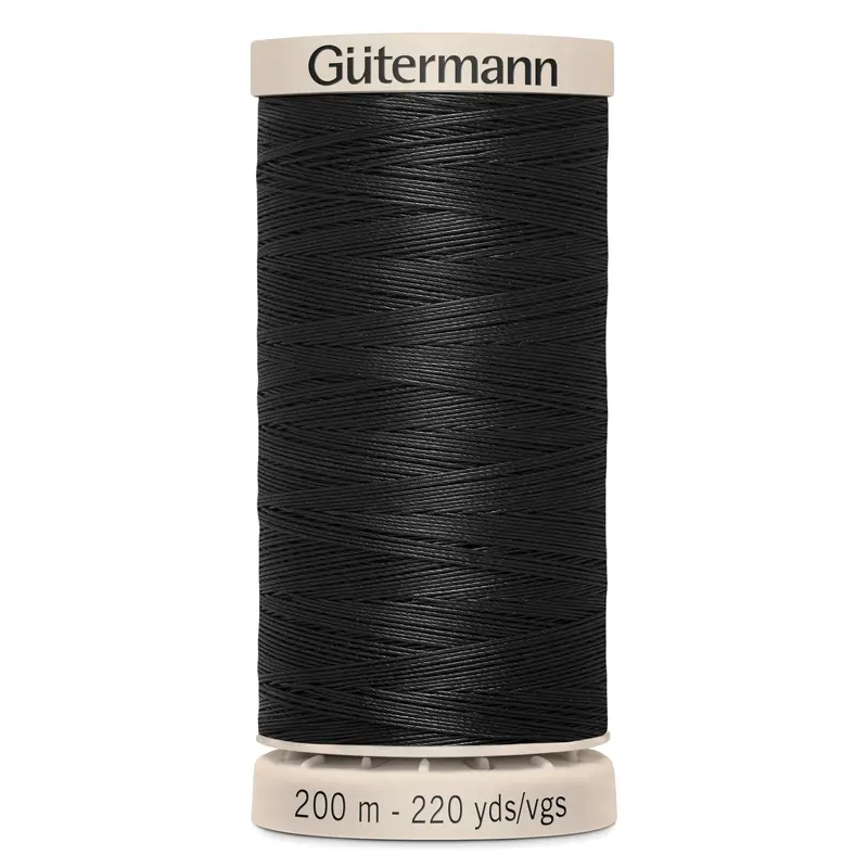 Gutermann Hand Quilting Cotton - 5201 Black 1