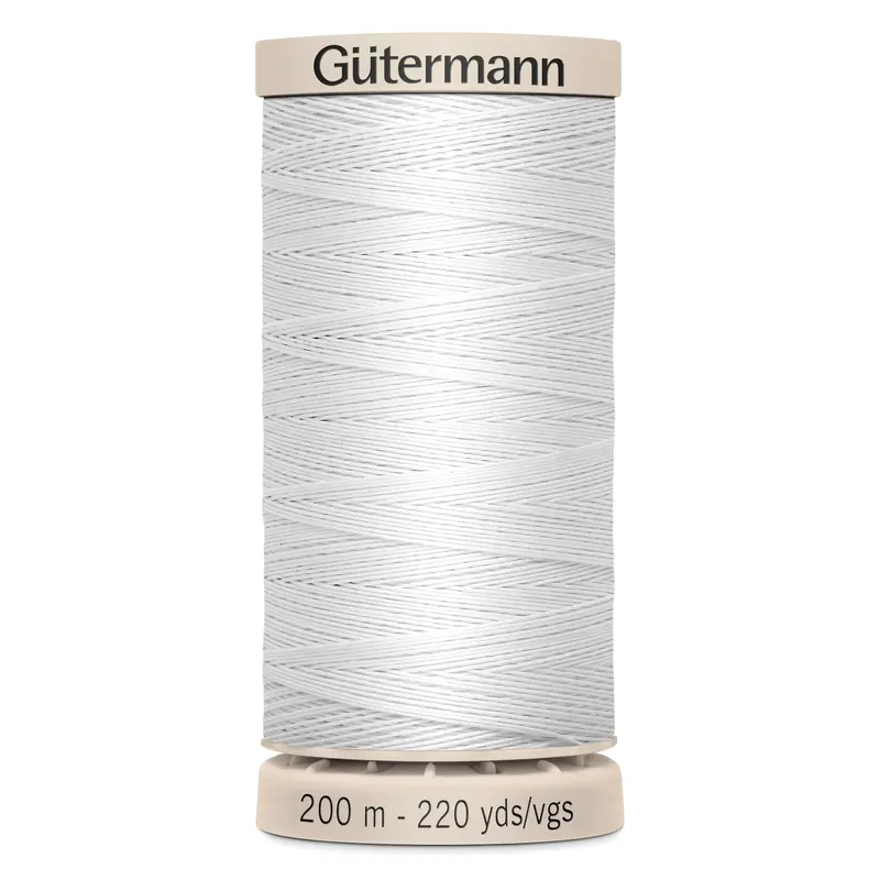 Gutermann Hand Quilting Cotton - 5709 White 1