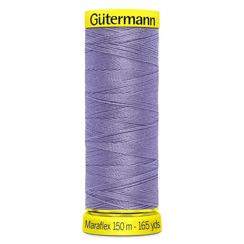 Gutermann Maraflex Stretchy Sewing Thread 150M Colour 158 Lilac 1
