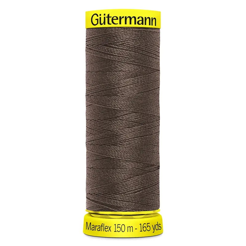Gutermann Maraflex Stretchy Sewing Thread 150M Colour 446 Taupe 1