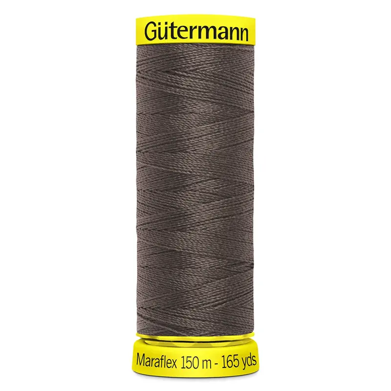 Gutermann Maraflex Stretchy Sewing Thread 150M Colour 540 Grey Brown 1