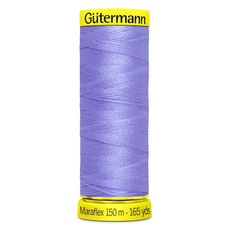 Gutermann Maraflex Stretchy Sewing Thread 150M Colour 631 Cornflower 1