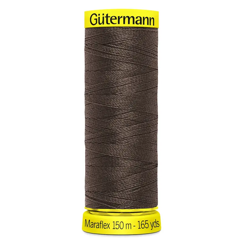 Gutermann Maraflex Stretchy Sewing Thread 150M Colour 694 Brown 1