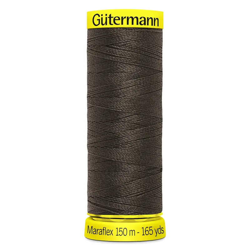 Gutermann Maraflex Stretchy Sewing Thread 150M Colour 696 Chocolate 1
