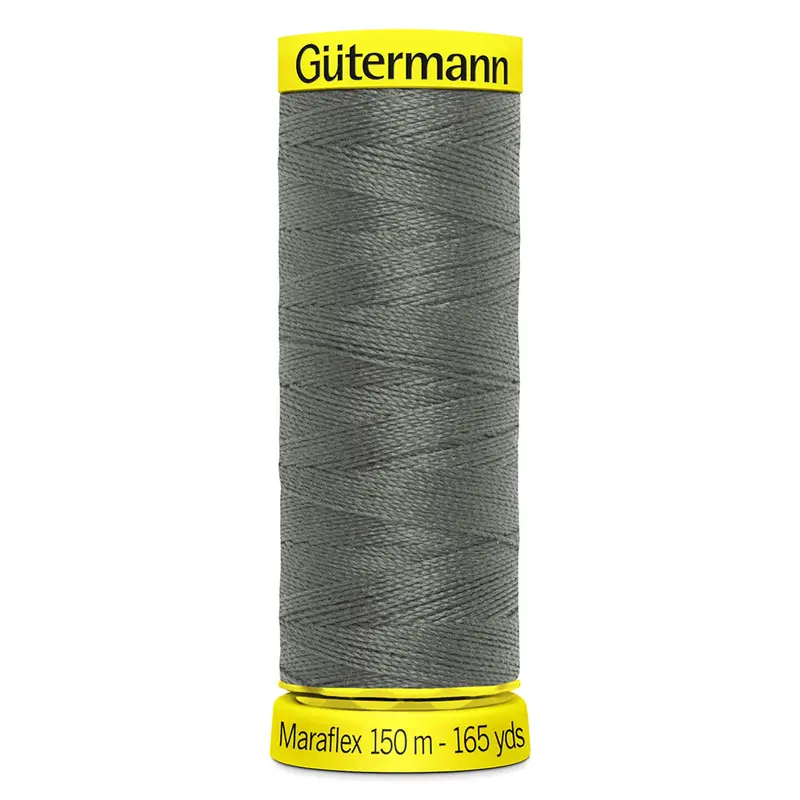 Gutermann Maraflex Stretchy Sewing Thread 150M Colour 701 Grey 1