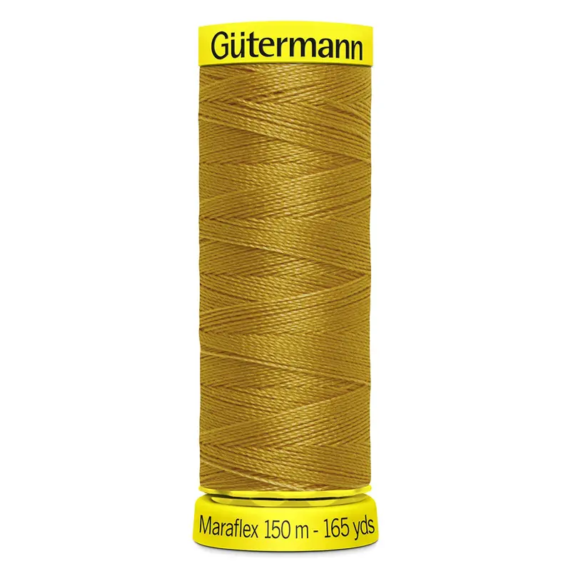 Gutermann Maraflex Stretchy Sewing Thread 150M Colour 968 Gingerbread 1