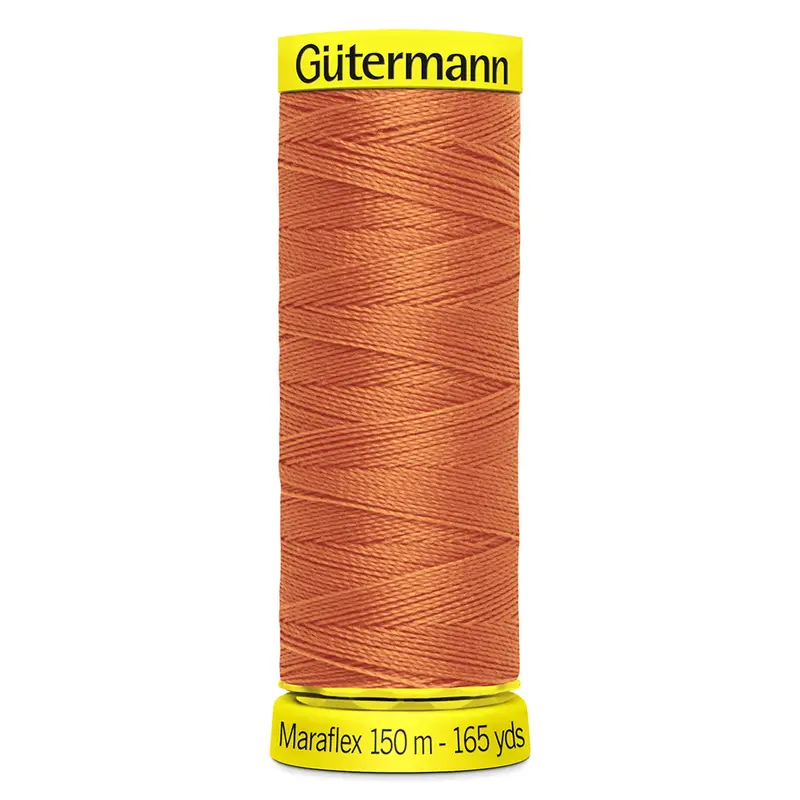 Gutermann Maraflex Stretchy Sewing Thread 150M Colour 982 Coral 1