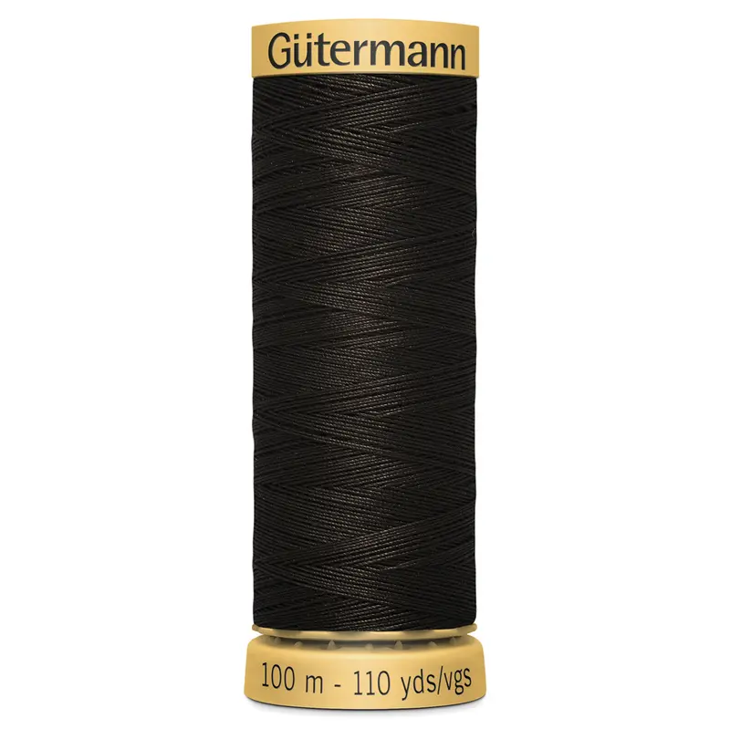 Gutermann Natural Cotton - 1712 Dark Brown 1