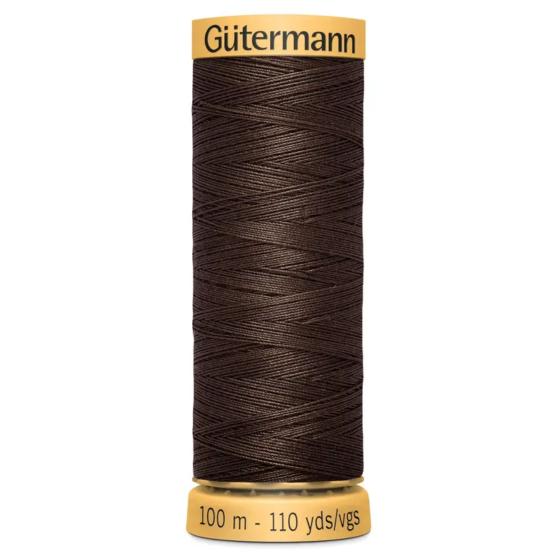 Gutermann Natural Cotton - 1912 Dark Brown 1