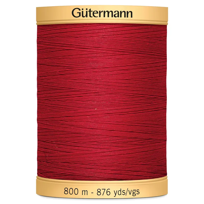 Gutermann Natural Cotton, 2074 Red 3