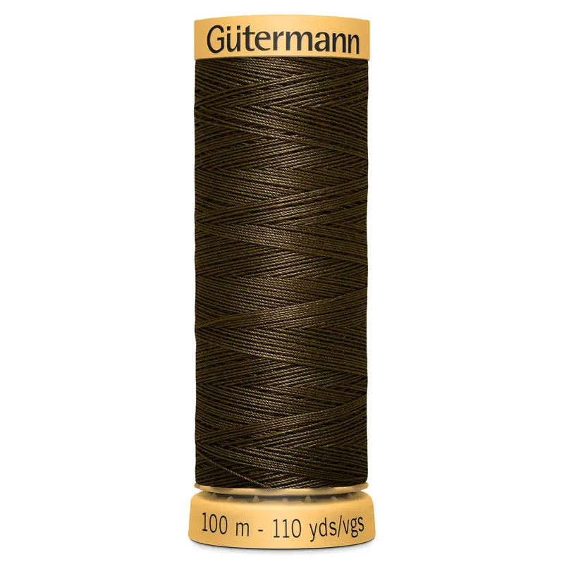 Gutermann Natural Cotton, 2960 Dark Brown 1