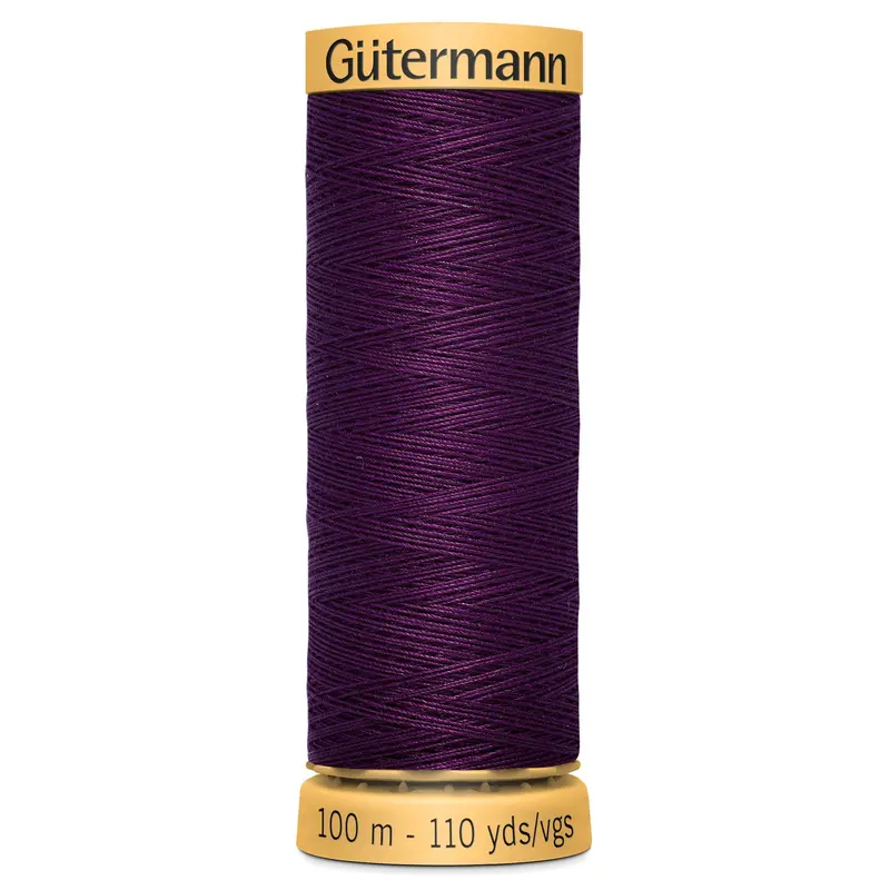 Gutermann Natural Cotton, 3832 Deep Damson 1