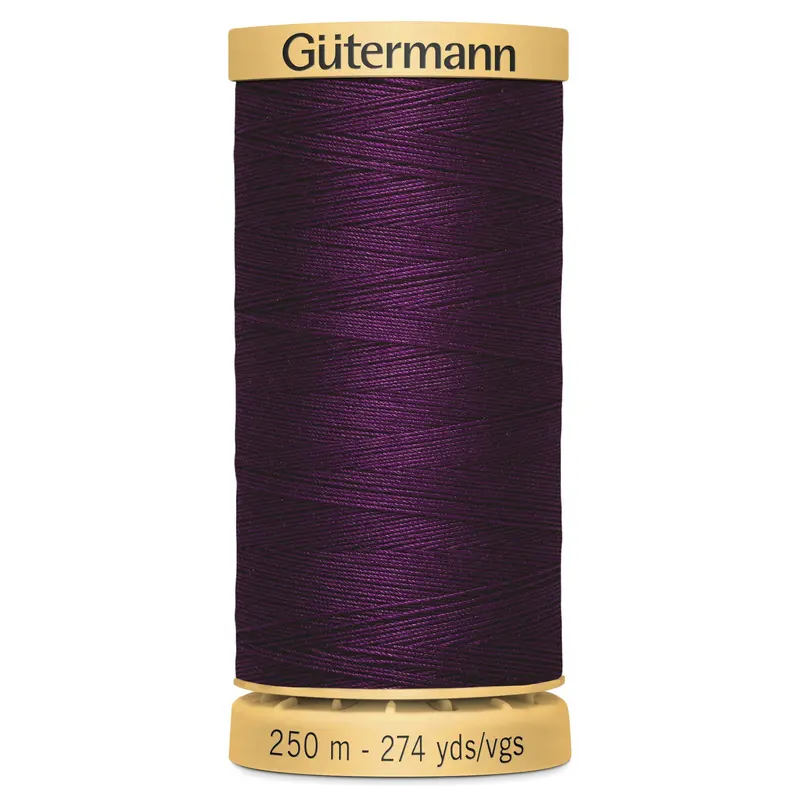 Gutermann Natural Cotton, 3832 Deep Damson 2