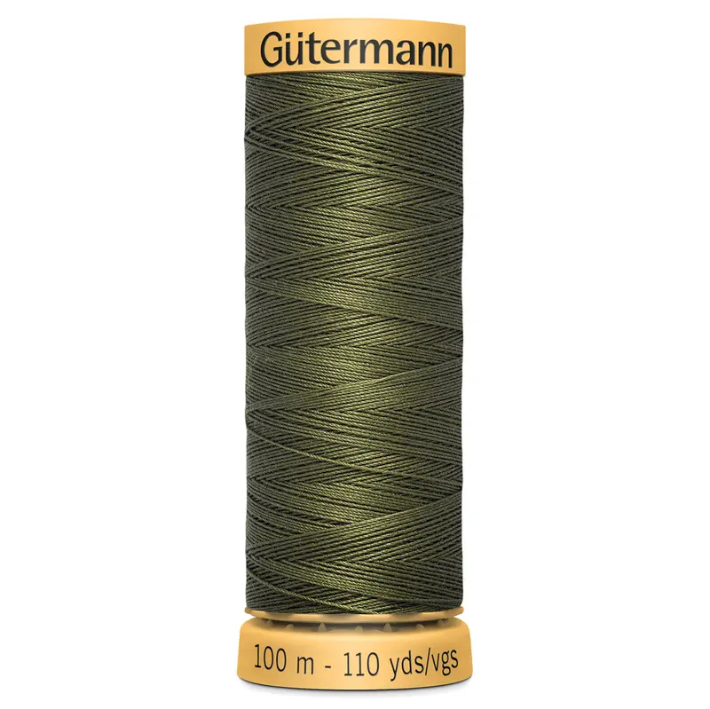 Gutermann Natural Cotton, 424 Khaki 1