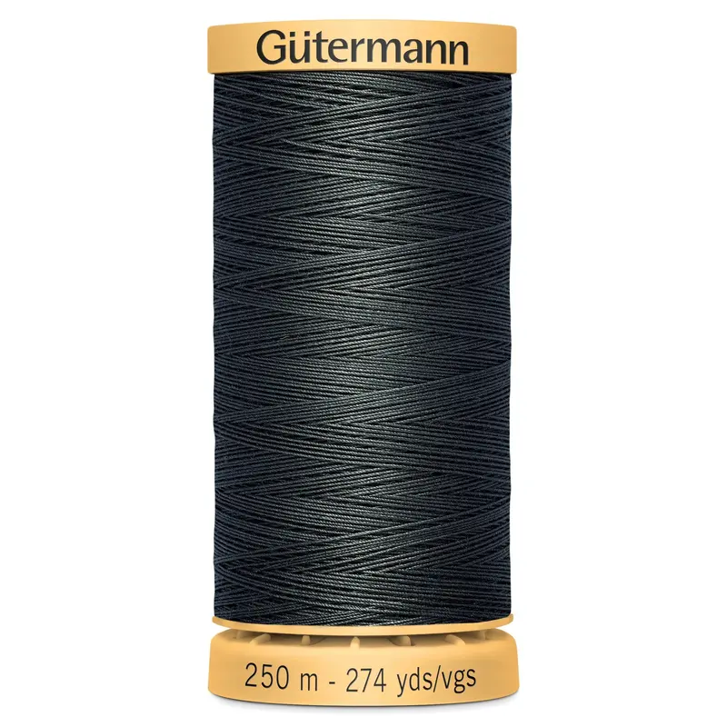 Gutermann Natural Cotton, 4403 Charcoal 2