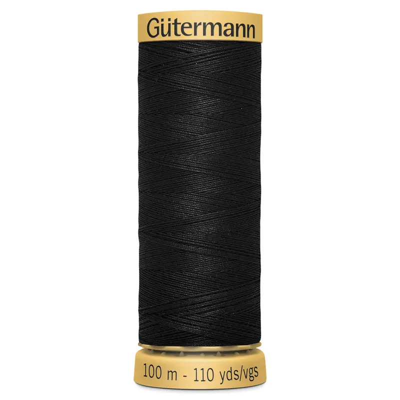 Gutermann Natural Cotton - 5201 Black 1