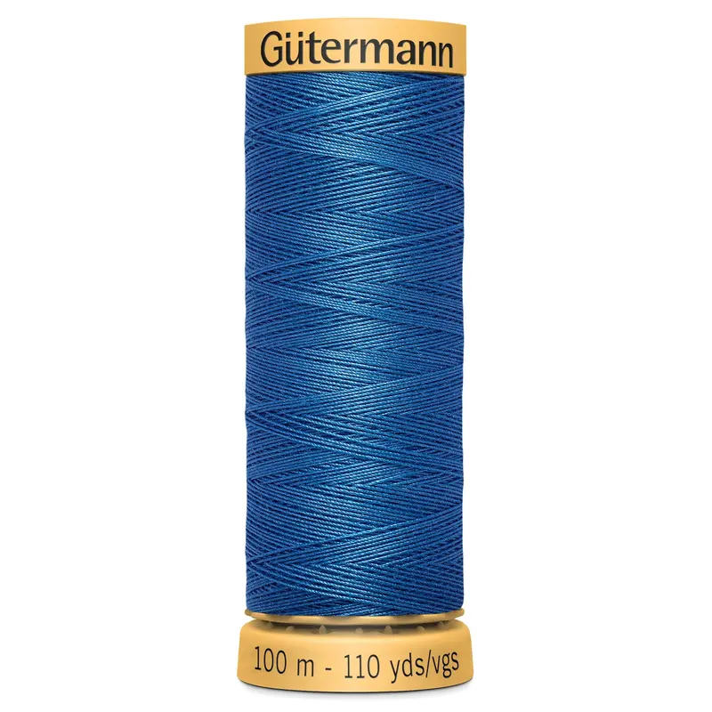 Gutermann Natural Cotton, 5534 Mid Blue 1