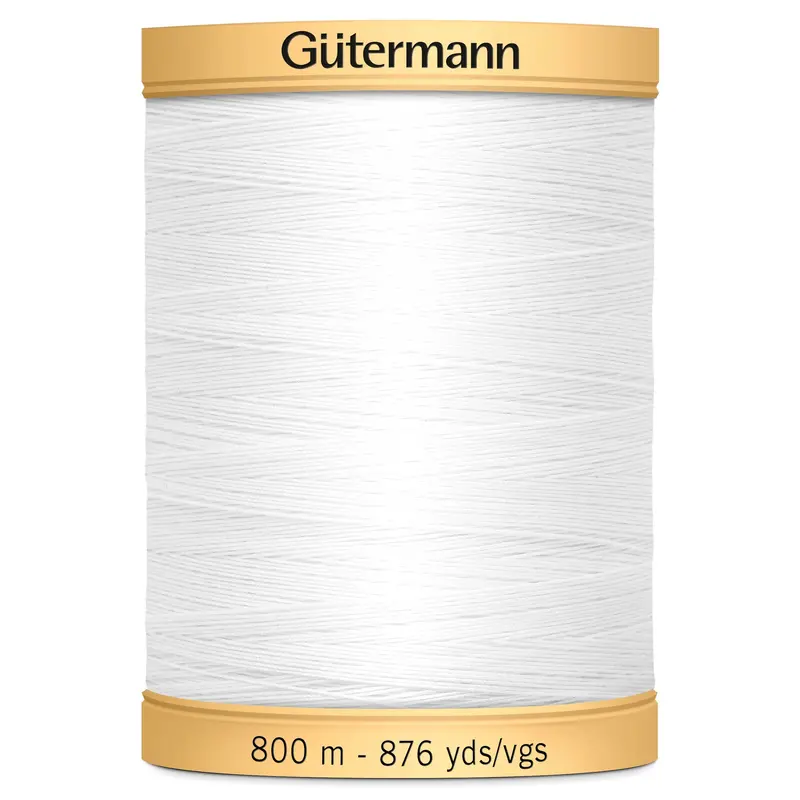 Gutermann Natural Cotton - 5709 White 3