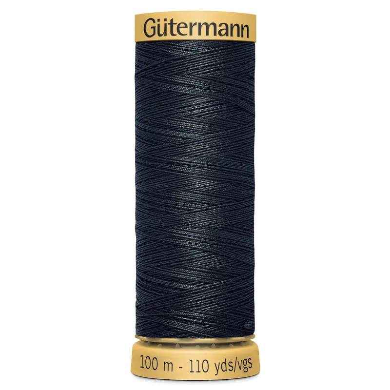 Gutermann Natural Cotton, 5902 Dark Grey 1