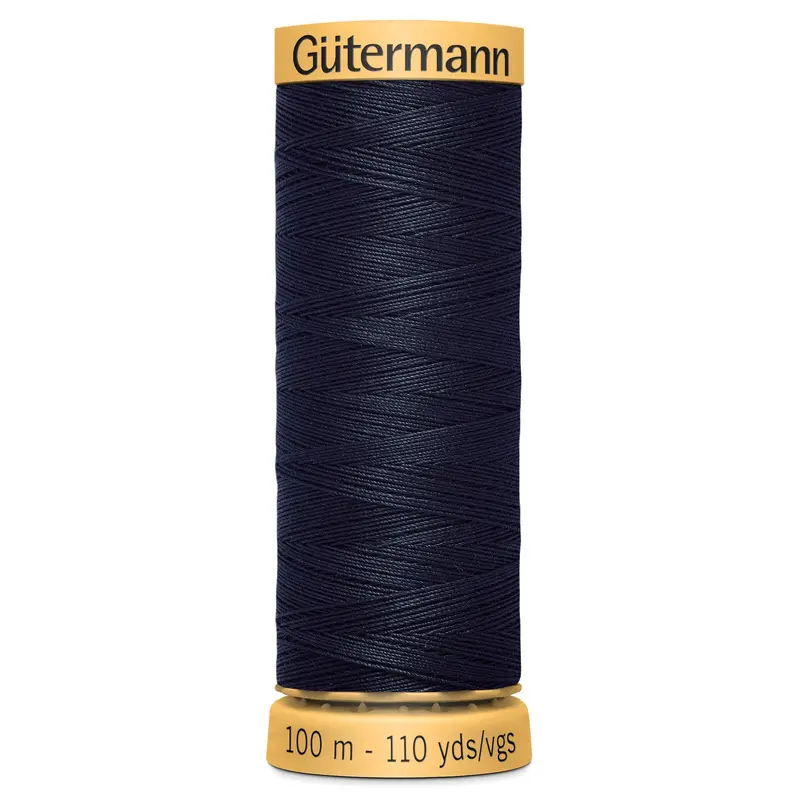 Gutermann Natural Cotton, 6210 Dark Navy 1