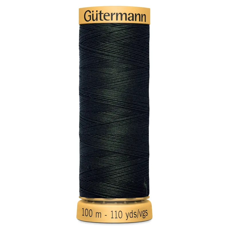 Gutermann Natural Cotton, 8812 Very Dark Green 1
