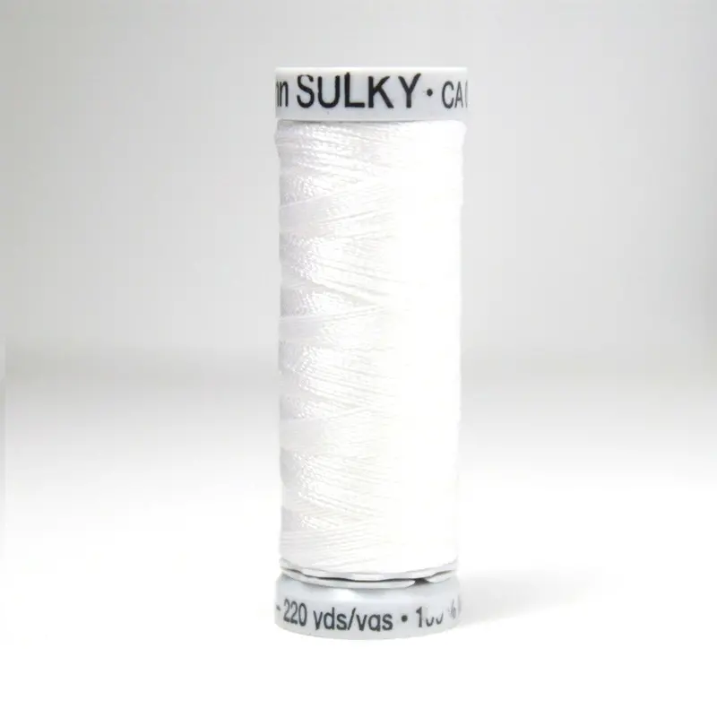 Gutermann Rayon 40 Embroidery Thread 1001 White 1