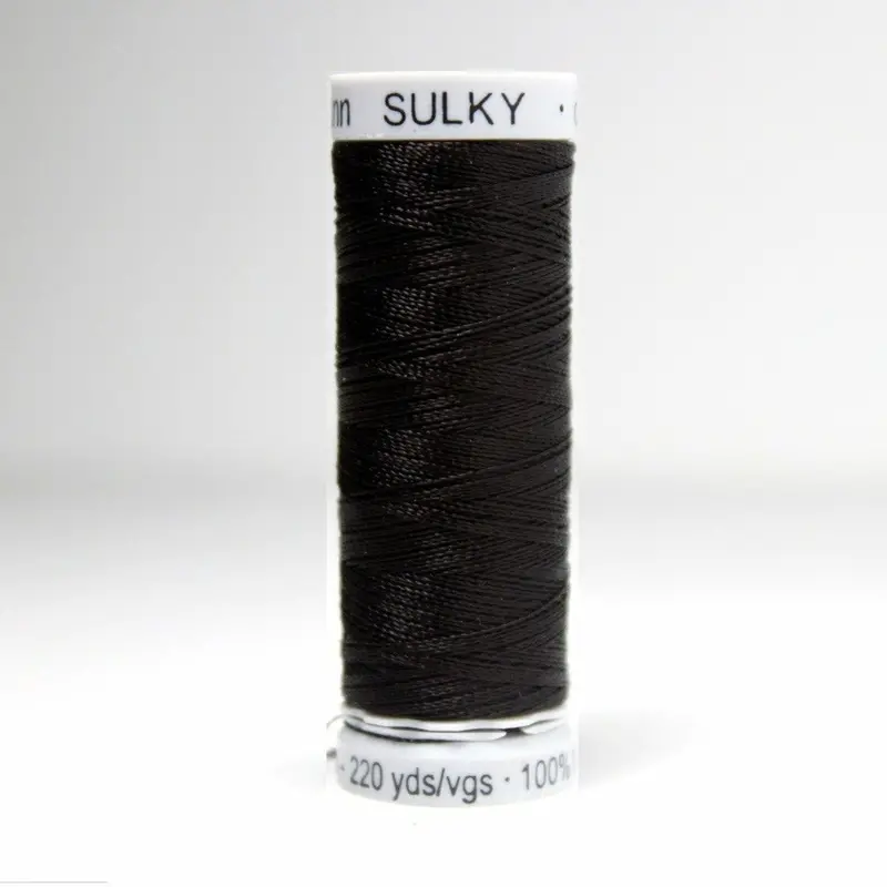 Gutermann Rayon 40 Embroidery Thread 1005 Black 1