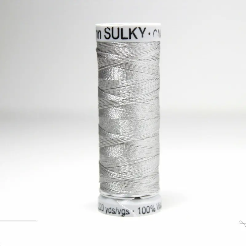 Gutermann Rayon 40 Embroidery Thread 1011 Steel Grey 1