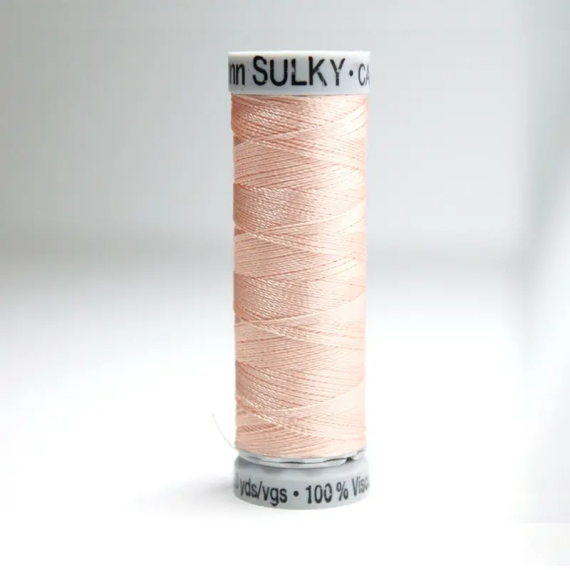 Gutermann Rayon 40 Embroidery Thread 1017 Pastel Peach 1