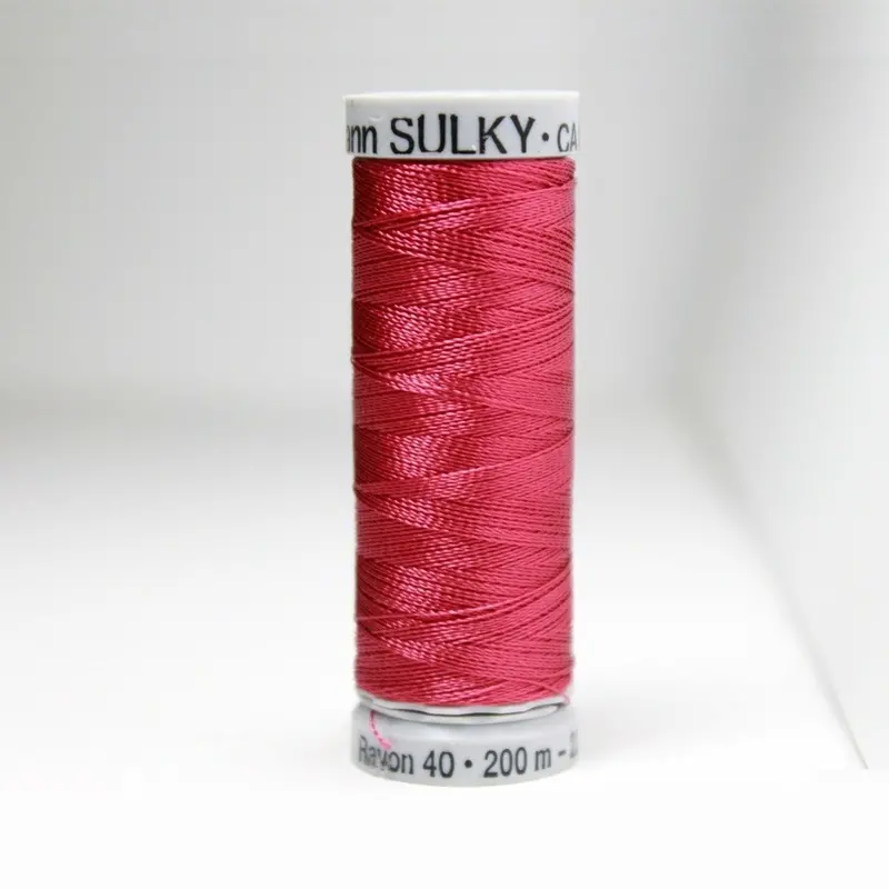 Gutermann Rayon 40 Embroidery Thread 1034 Burgundy 1