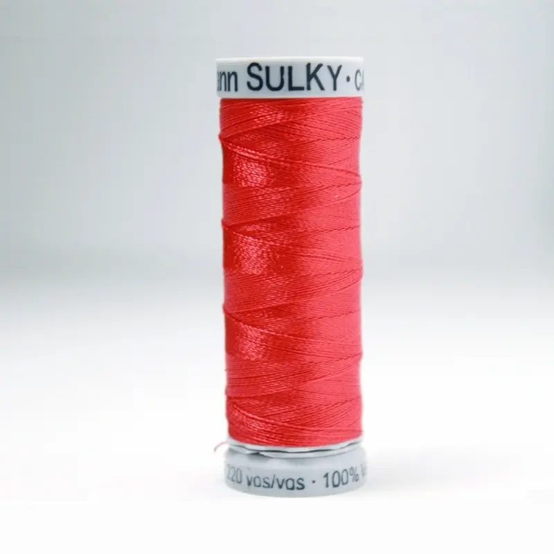 Gutermann Rayon 40 Embroidery Thread 1037 Candy Red 1