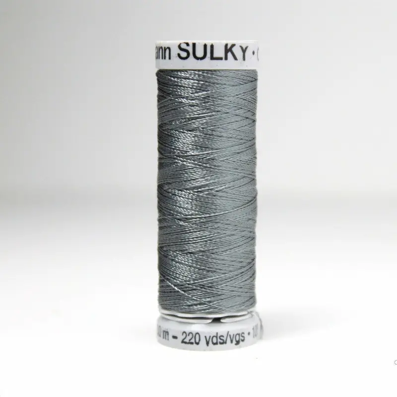 Gutermann Rayon 40 Embroidery Thread 1041 Medium Dark Grey 1