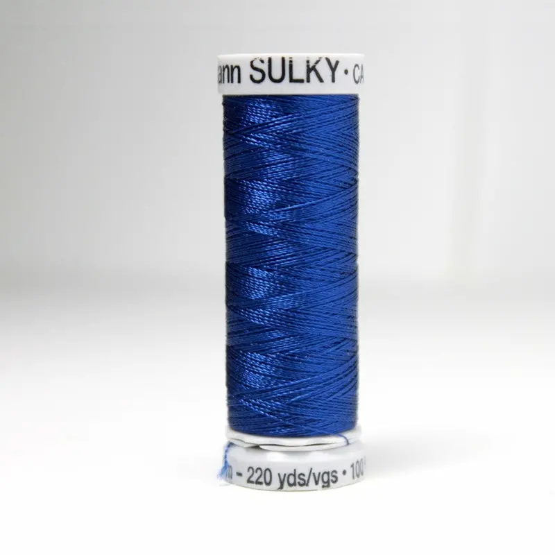 Gutermann Rayon 40 Embroidery Thread 1042 Dark Blue 1